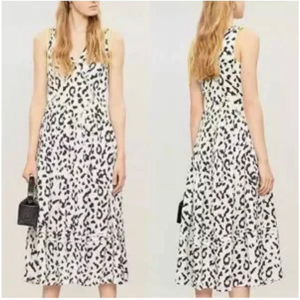 SELF PORTRAIT |‎ Leopard Patterns Sleeveless Dress